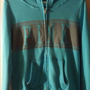 VS Pink Zipper Sweater